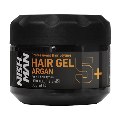 Nish Man Hair Gel 5+ 300ml - JC Barber & Beauty Supply
